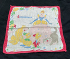 Cinderella Walt Disney Productions Kids Childs Handkerchief  1950s Vintage Gus