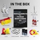 2625lb   1000lb Magnet Fishing Kit - Double Sided Fishing Magnet - Double Kit 