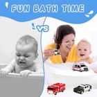Bath Toys For Kids Ages 1-3-5  Car No Hole Bath Toys Toddlers 2-4  Kids Water Ta