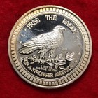 1984 Free The Eagle For Stronger America 1 Troy Oz 999 Fine Silver Coin  919