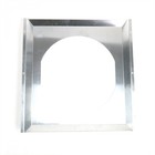 19 5  X 20  X 1  Fabricated Aluminum Fan Shroud Zirgo Zirzff195x20x1 Rod Custom