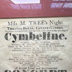 Theatre Royal Covent-garden 1829 Playbill Cymbeline Concert Brother And Sister