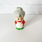 Fisher Price Little People Santa Mrs Claus Snowman Set Of 3 Figures Christmas