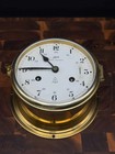 Schatz Royal Mariner 8   day Ship   s Bell Clock     Brass     W  Germany     Runs-no Key