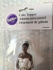 Wilton Bride   Groom Wedding Cake Topper Black African American 9 99 Per Set