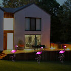 7   Solar Powered Flamingo Ornament Garden Light Lawn Lamp Outdoor Decoration Us