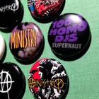 7 Ministry 1  Buttons Stigmata Ptp Al Jourgensen Revco Wax Trax Pailhead