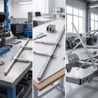 Measuring Tram Gauge Two-dimensional Tram Gauge Rigid For Frame Straightening