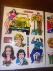 Vintage The Dukes Of Hazzard Puffy Stickers- Original Backing  Unused- Lot Of 2
