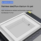 220v Solder Pot Tin Melting Furnace Thermoregulation Soldering Desoldering Bath