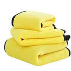 5pcs Microfiber Cleaning Cloth Car Wash Towel Drying Rag Car Polishing Detailing