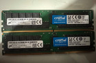 Micron 32gb 2rx4 Pc4-2400t Mta36asf4g72pz Ddr4 Ecc Reg  Dimm Server Ram Lot Of 6