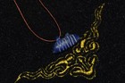 Genuine Ancient Near Eastern Lapis Lazuli Stone Bead Amulet Over 1000 Years Old