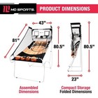 2-player Ez-fold Arcade Basketball Game  Powered By Adapter  By Md Sports