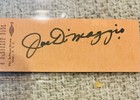 Joe Dimaggio Yankees 1939 Ticket Signed  Gem Autograph Psa dna Rare