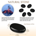 Hdyar Hot Stones Massage Set - 6 Large Oval Basalt Hot Stones Massage Kit  2    
