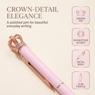 Shiny Metal Crown Ballpoint Pens  Crystal Design Office   Stationery  Metal P   