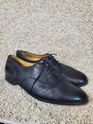 Men s Vintage Bragano Cole Haan Italy Black Leather Oxford Cap Toe Shoes 11 5 D