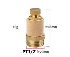 5pcs Brass Flow Control Silencer Npt 1 2   Pneumatic Exhaust Muffler Fitting