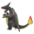 Black Shiny Charizard Plush Doll Soft Toy Stuffed Animal Teddy 25cm For Kids