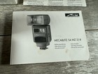 Metz Mecablitz 54 Mz-4 Shoe Mount Flash  tilt  Swivel  With Nikon Sca Adaptor