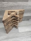 Antique Set Of 6 Farm Fresh Fancy Wood Porch Corbels 10    X 8    X 1-3 8 