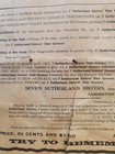 Sutherland Sisters     Famed Long Hair Personlities -two Sided Foldout Advertising