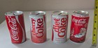 Set Of 4 Coca Cola Can Coin Banks - Diet  Cherry  Coke  Coke Classic Christmas