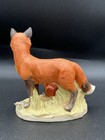 Vintage Homco Red Mother Fox With Baby Porcelain Figurine  1417