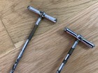 2x Gretsch  1920s 30s Vtg Bass Kick Drum Single Tension T-rod Handle Part 1 4-20