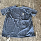 Carhartt Mens Force Xl Navy Blue Pocket T Shirt Mint Lot Of 3 