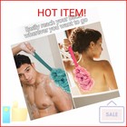 Evmliy Back Scrubber For Shower  Loofah Sponge Brush Exfoliating Body  Long Hand