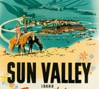 Sun Valley Idaho 1939 Summer Holidays Vintage Poster Print Retro Style D  cor Art