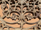 Vintage Ornate Metal Floor  Grate    Vent Cover   Heat Wall Air Return