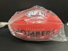 Afl Essendon Bombers Sherrin Australian Leather Football Red - Merrett Premiers