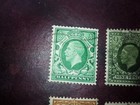 Great Britain King Postage Stamp Mixed Lot X6 Early 1900 s Used Hinged Off Paper