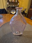 Vintage 1985 Purple Courage Decanter Glass Bottle