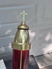 Cemetery Light Candle Holder Memorial Grave Vigil Light Cross New Gothic Vampire
