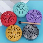 Steel Tongue Rain Drum - 3 Inch 6 Notes For Garden  Waterproof For Outside  Mini