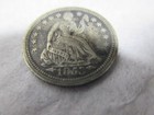 1853 Arrows Seated Liberty Half Dime Silver Coin