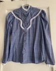 Vintage Kenny Rogers Western Collection Women   s  Blouse 13 14 Pearl Snap