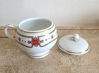 Richard Ginori  taormina  Pot De Creme Suger Jam W lid - Displayed - 8 Available