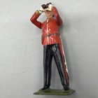 Vintage Britains British Soldier With Binoculars Lead Toy Soldier Movable Arms