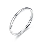 Solid Sterling Silver Ring Midi Thin Stacking  2mm Polished Band  Sizes 6 To 13