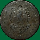 1793 Lancashire Manchester Halfpenny Conder Token Very Fine Vf Coin  33807
