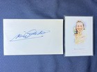 Mario Andretti Signed Index Card Auto Indy 500 Champion Racing Legend