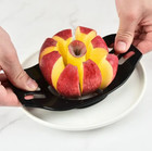 Stainless Steel Apple Cutter   Corer - Reusable Kitchen Fruit Slicer Tool
