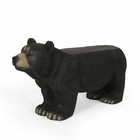 Romer Outdoor Bear Garden Bench  Matte Black