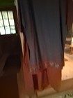 Medieval Viking Linen Dress  Viking Hangeroc Apron W  Nordic Trim Xl