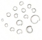 200pcs Stainless Steel Split Open Jump Rings Diy Jewelry Making Open Connectors